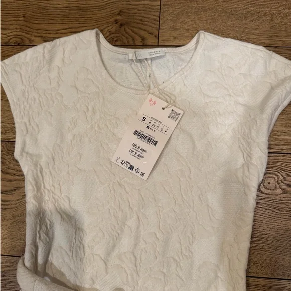 Zara Jacquard belted Dress - Size S - Picture 3 of 5